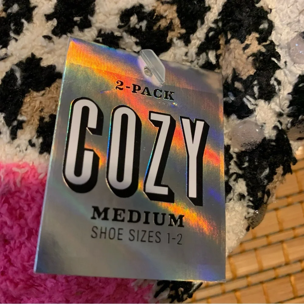 NWT Children’s Place cozy socks 2 pack set size  1-2